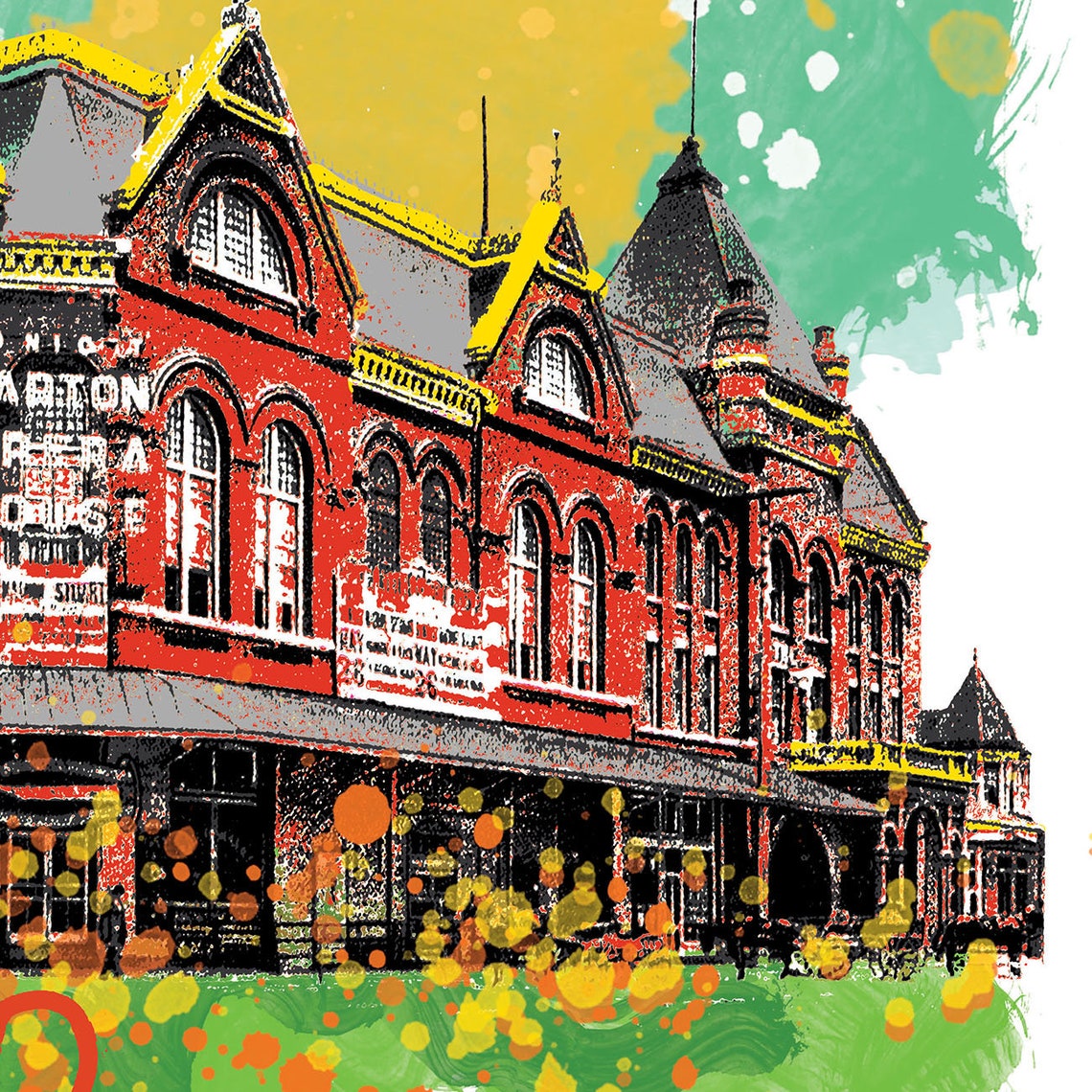 Fresno Print Fresno Skyline Fresno Art Fresno Poster Etsy España