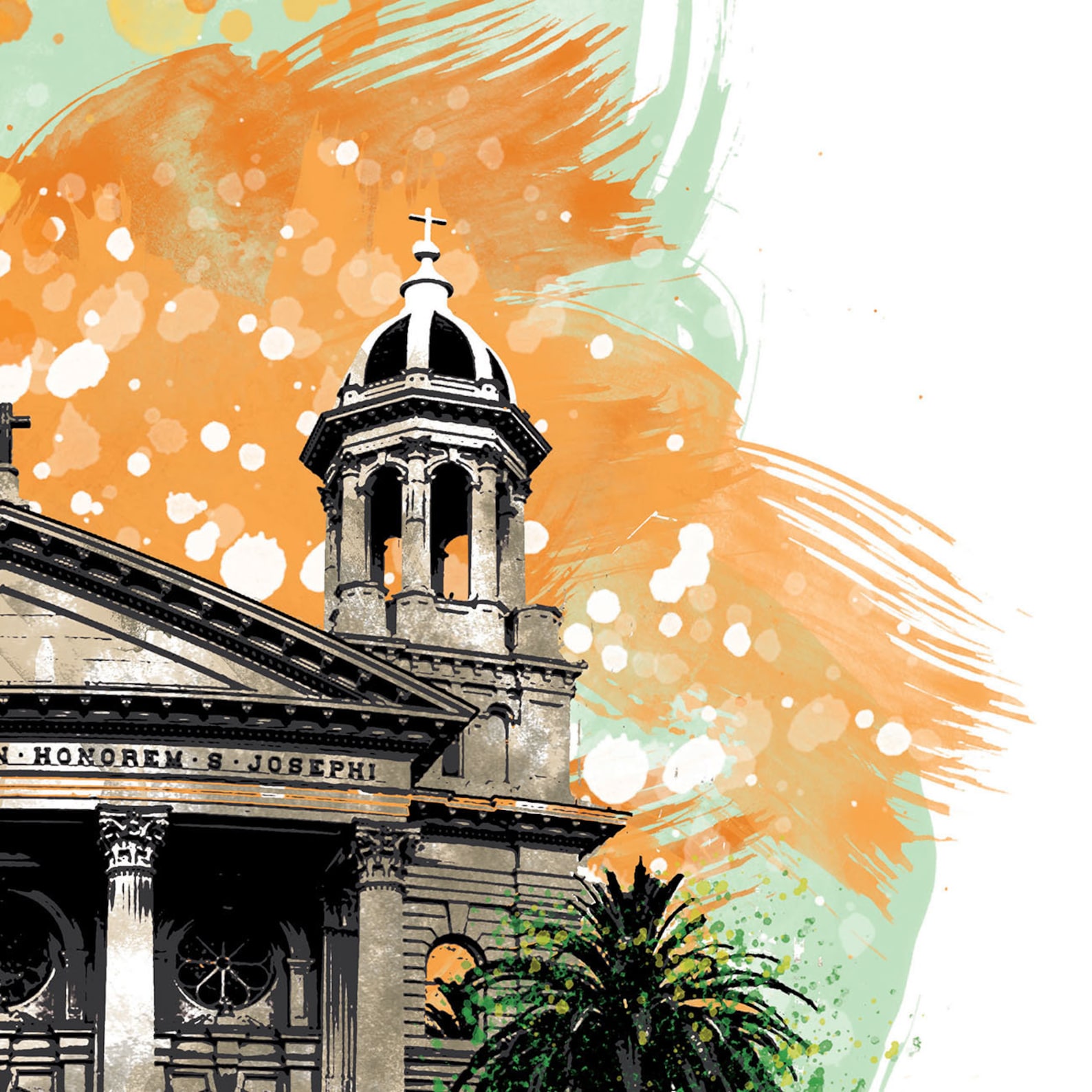 San Jose Print San Jose Skyline San Jose Art San Jose Etsy