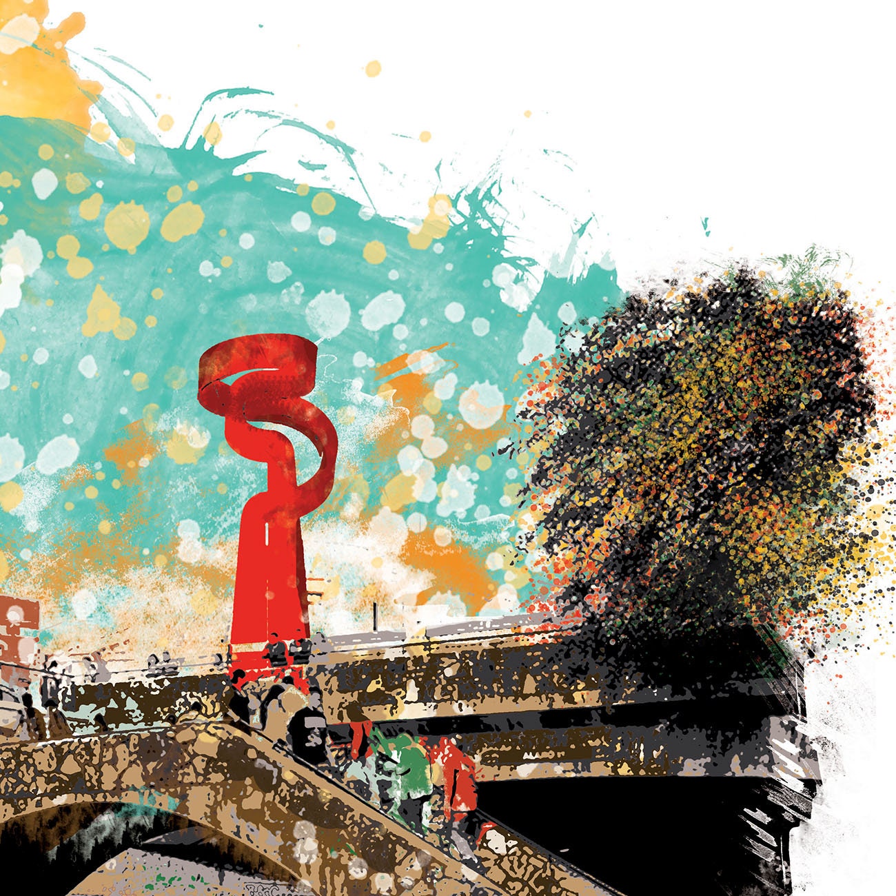 San Antonio Print, San Antonio Skyline, San Antonio Art, San Antonio