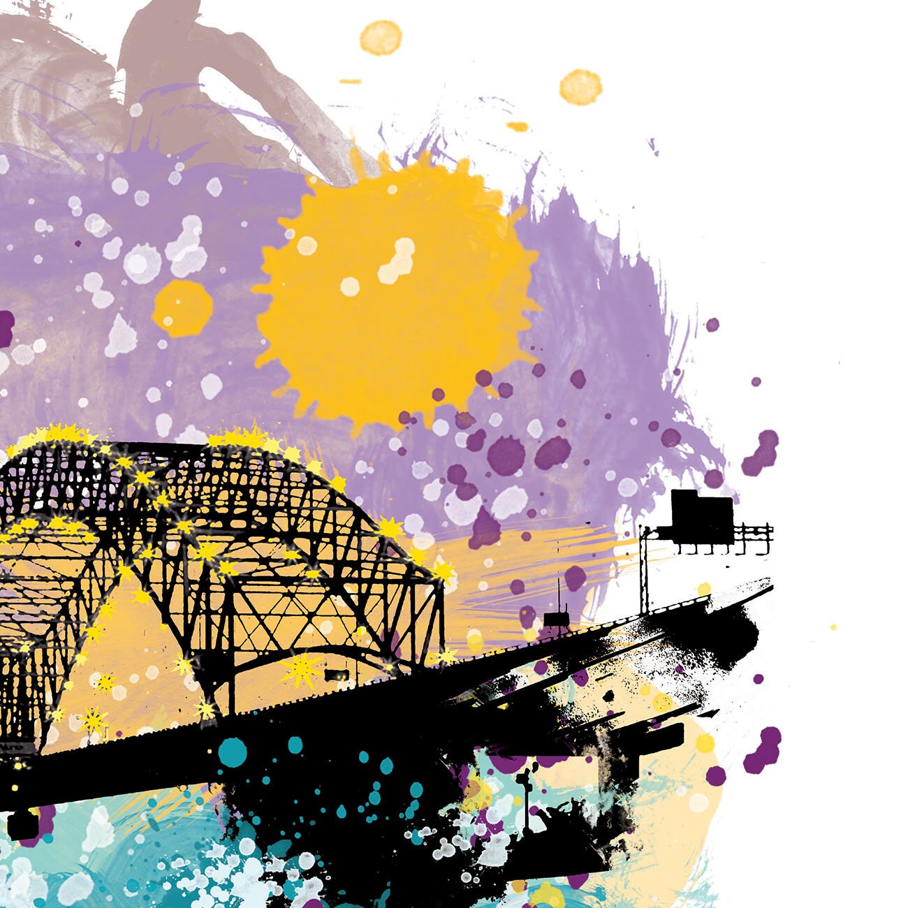 Memphis Print, Memphis Skyline, Memphis Art, Memphis Poster, Memphis