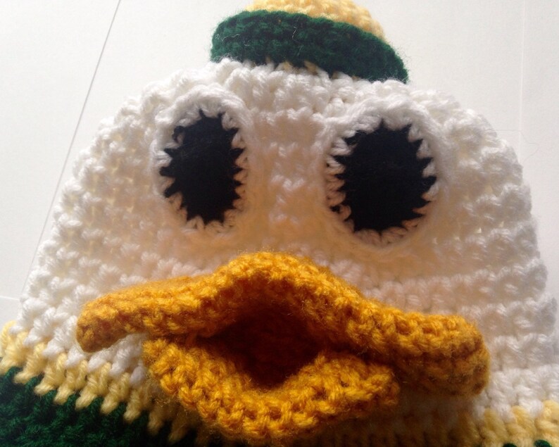 PATTERN Crochet Duck Hat Pattern All Sizes Newborn to Adult Etsy