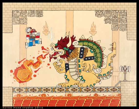 mario vs bowser super