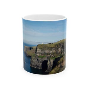 Cliffs of Moher County Clare Ireland Ceramic Mug, Irish Coffee Tea Cup, Scenic Mug, Nature Photo Gift, Coast, Scenic, Ireland, Photography