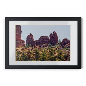 Snoopy Rock Sedona Arizona Framed Print, Snoopy Wall Art Decor, Home Office Decoration, Peanuts Characters, Snoopy Love Gift Idea
