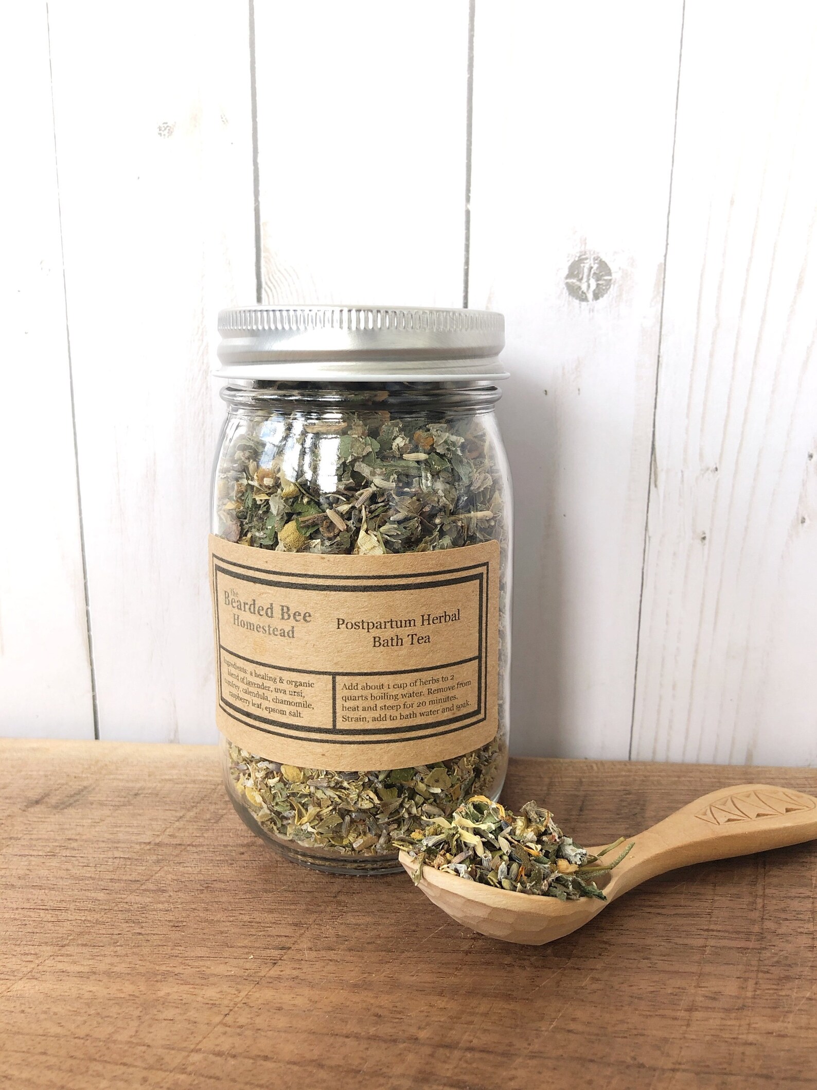 Postpartum Bath Tea/sitz Bath/herbal Sitz Bath/healing Etsy