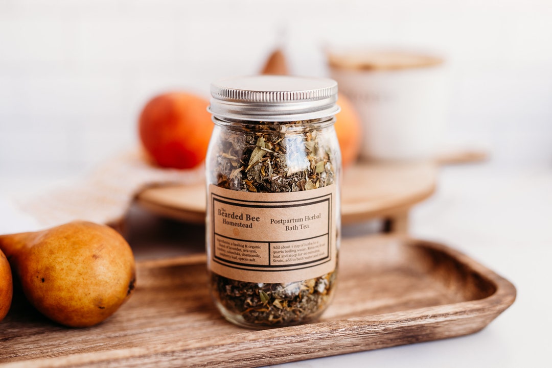 Postpartum Bath Tea/sitz Bath/herbal Sitz Bath/healing Etsy