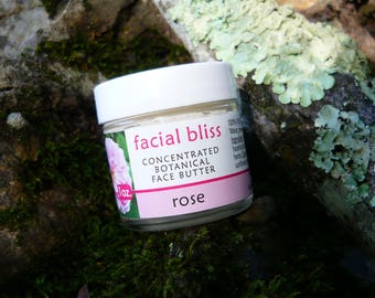 Rose botanical face cream, moisturizer, face butter FREE SHIPPING