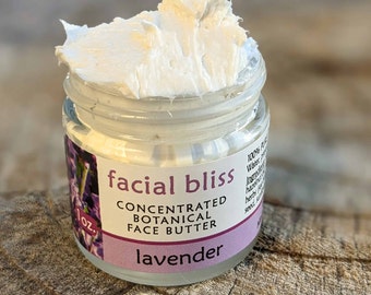 Lavender botanical face cream, moisturizer, face butter