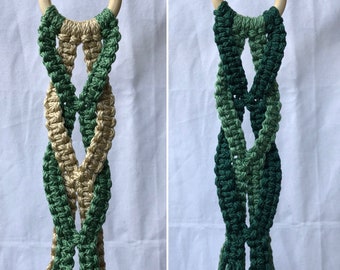 Macrame Plant Hanger - The Sacrum - two color