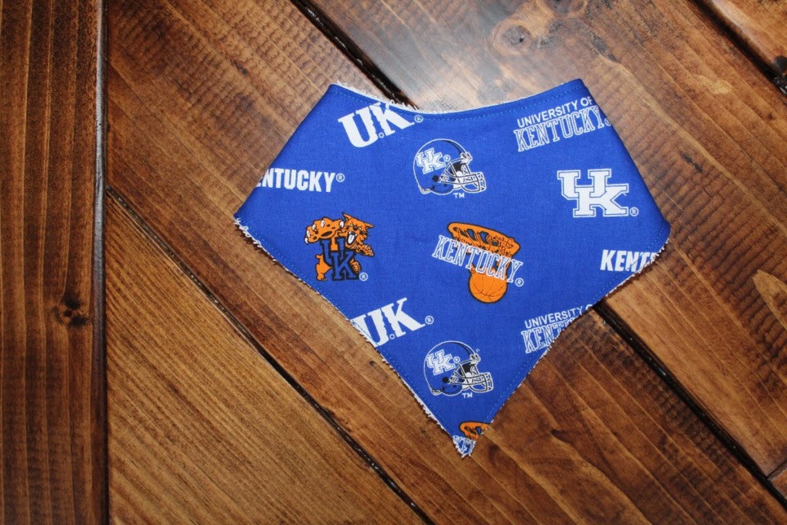 University of Kentucky Baby Bandana Bib Etsy