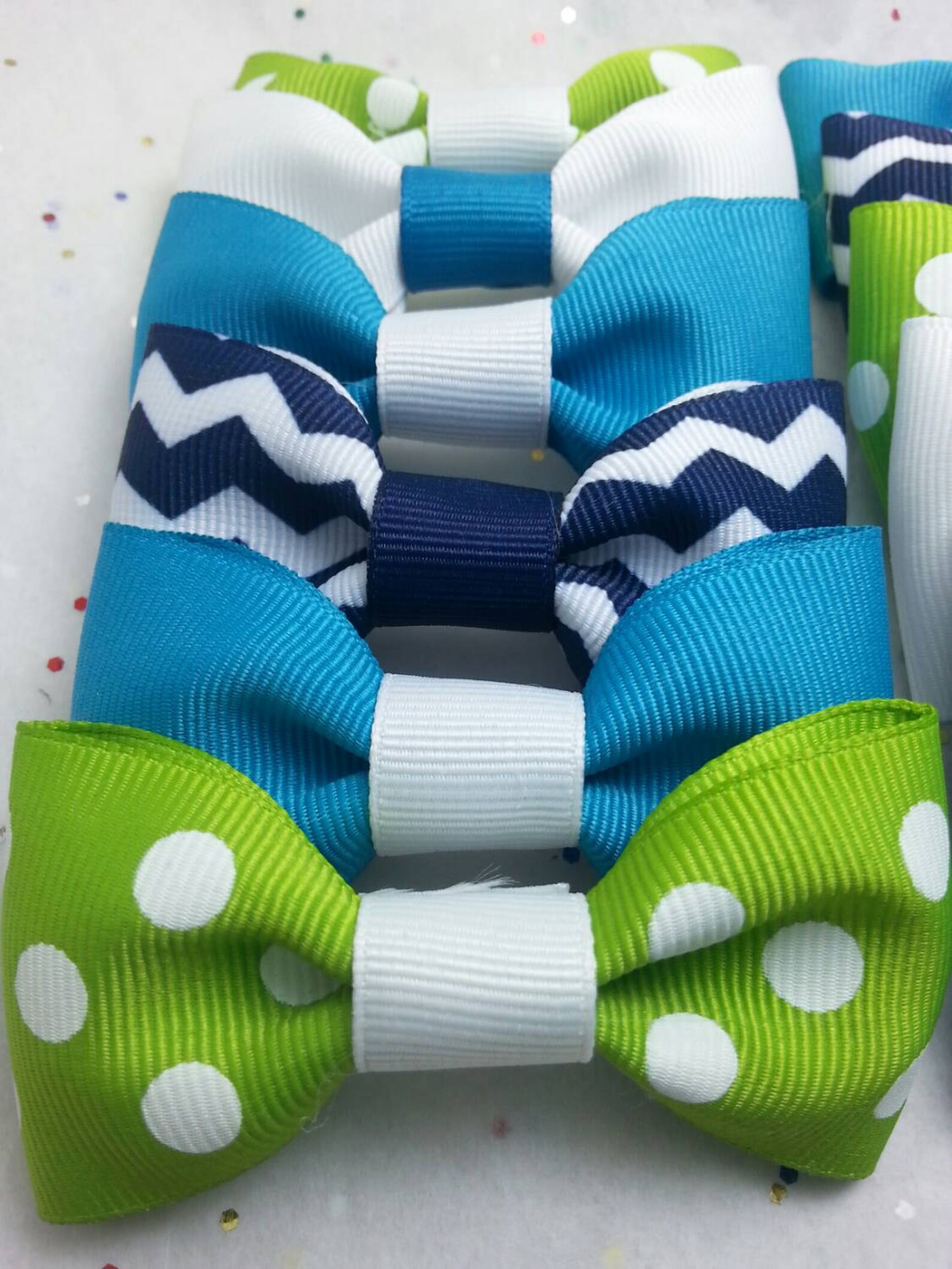 Party Favor Bow Ties Set of 12 Matching Garland Etsy