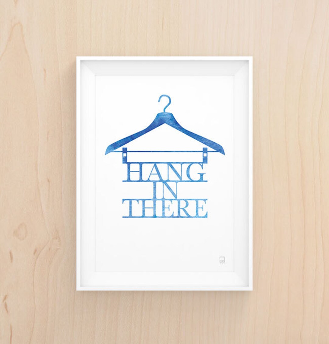 Hang in There Printable Art Print, Printable, Aesthetic, Inspirational ...