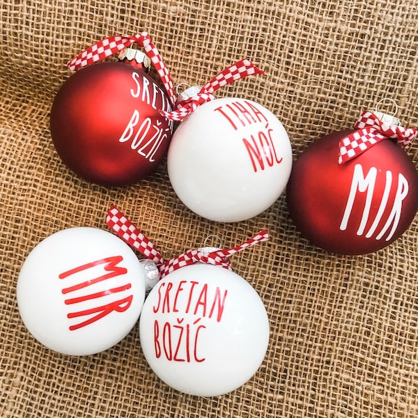 Croatian Christmas Ornaments