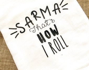 Croatian, Flour Sack Towel, Croatian Cooking, Sarma