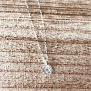 Croatian Grb charm necklace. Custom, unique, sterling silver charm on sterling silver chain.