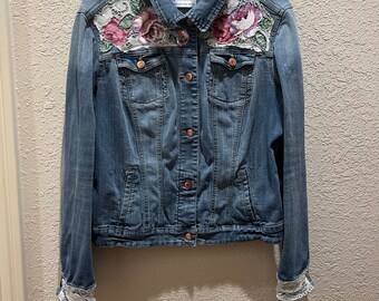 Upcycled Recycled Repurposed Boho Denim Coat. Frayed Edges. - Etsy