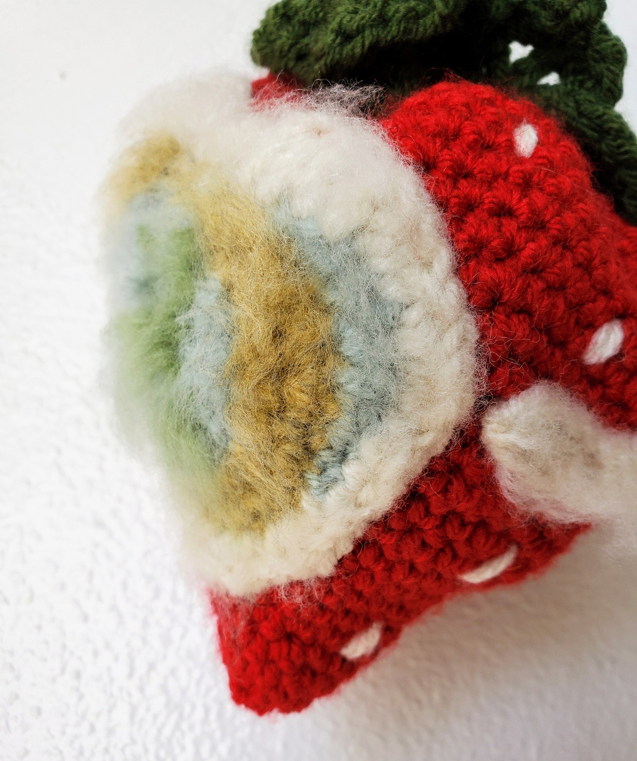 Crochet Moldy Strawberry Pouch - Etsy