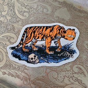 What in the Garfield vinyl Sticker