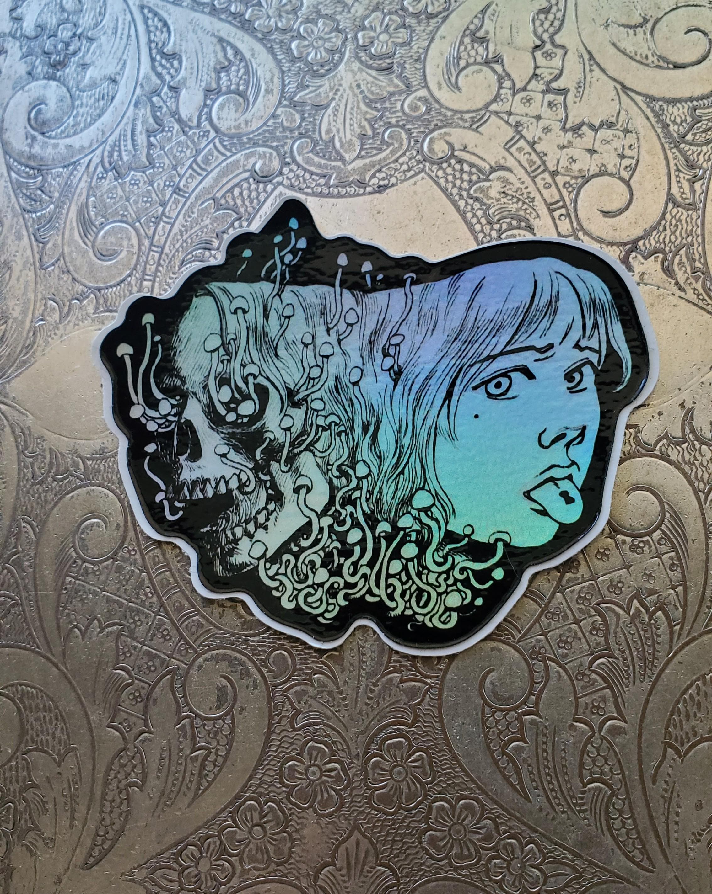 Connection Holographic Vinyl Sticker - Etsy