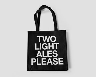 The Smiths tote bag | Two Light Ales Please