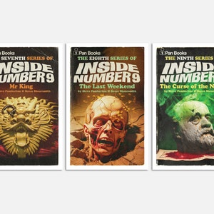 Innenseite Zahl 9 | Pan Book of Horror | Postkarten | 3er Pack