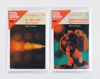 Doctor Who | Penguin-style book covers | 1960s Dalek Movies