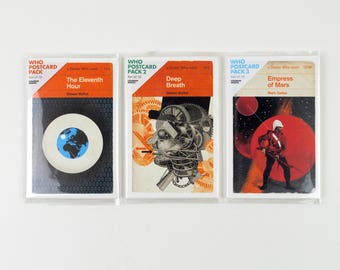 Doctor Who | Penguin-style book covers | Postcards – three-pack bundle