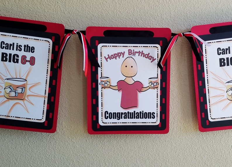 Personalized 60th Birthday Decorations For Him 60th Birthday Etsy
