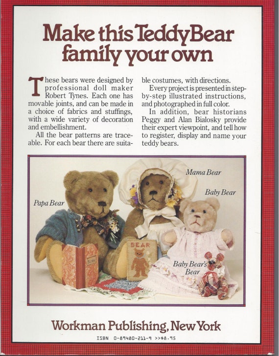 make your own teddy bear template