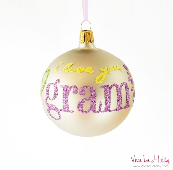 Gift For Grandma Ornament, I Love You For All The Times You Are The World Love From Kid 1666683995794618