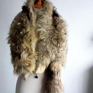 Vintage fox furs; genuine fur collars, fur wraps, mob wife glamour