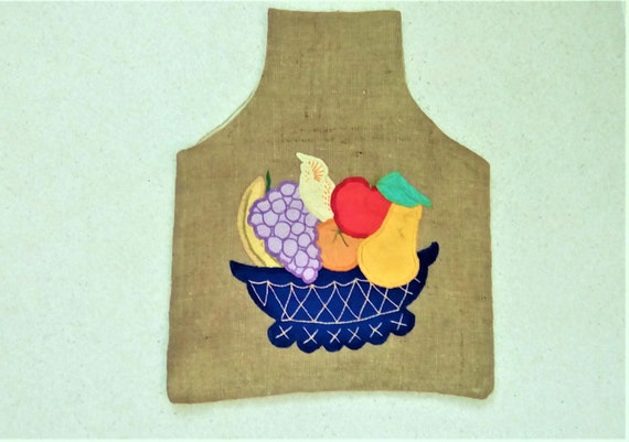 Vintage hessian shopping bag, Eco-friendly, handm… - image 1