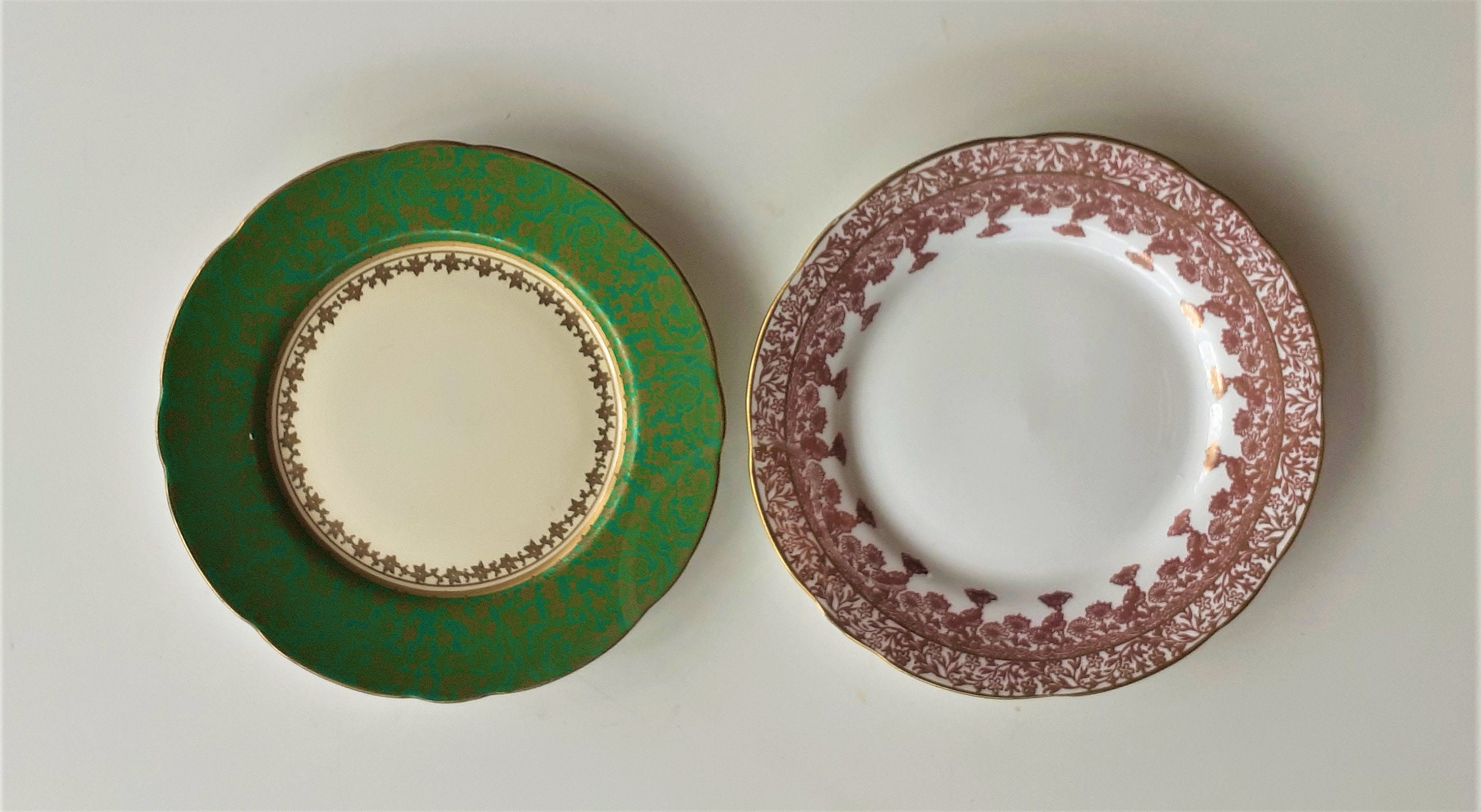 Vintage Royal Stafford Side Plates, Bread and Butter Plates, 20th