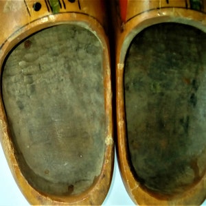 Vintage Dutch wooden clogs, Holland wooden shoes, Tulip fields image 3