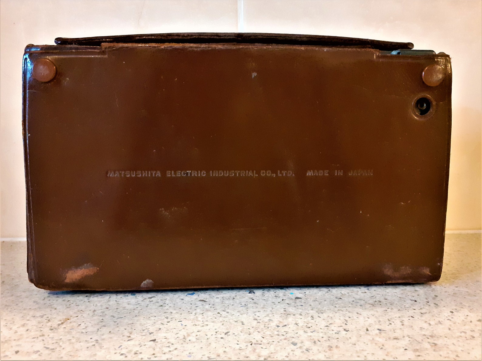 Vintage Japanese Transistor From 1961, National Radio, Carryon Leather Case, Old Panasonic Etsy