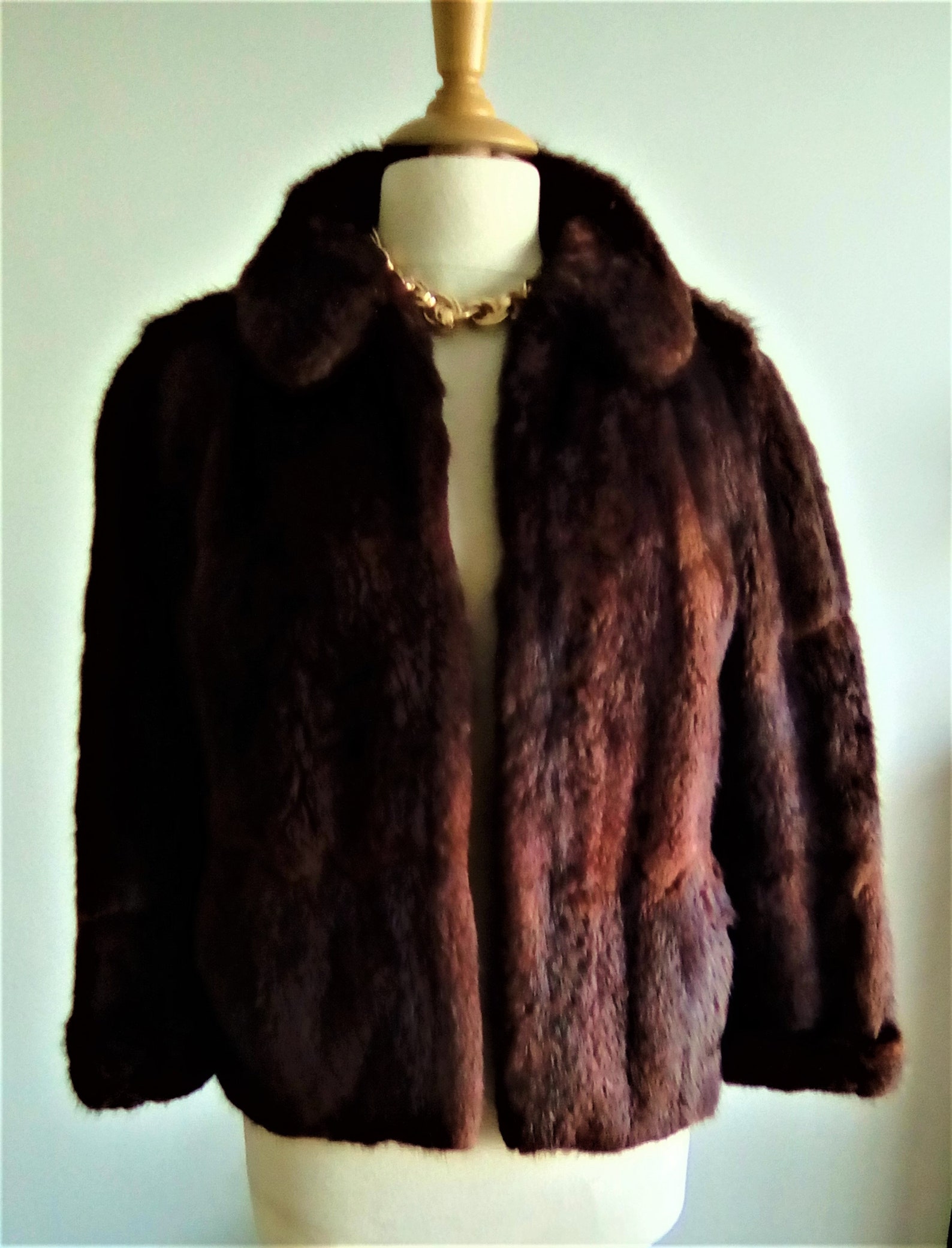 Vintage Mink Coat Short Fur Jacket Druker Furs Belfast Etsy
