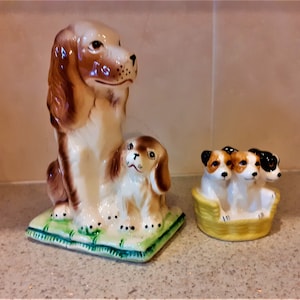 China Staffordshire dogs, porcelain dog ornaments