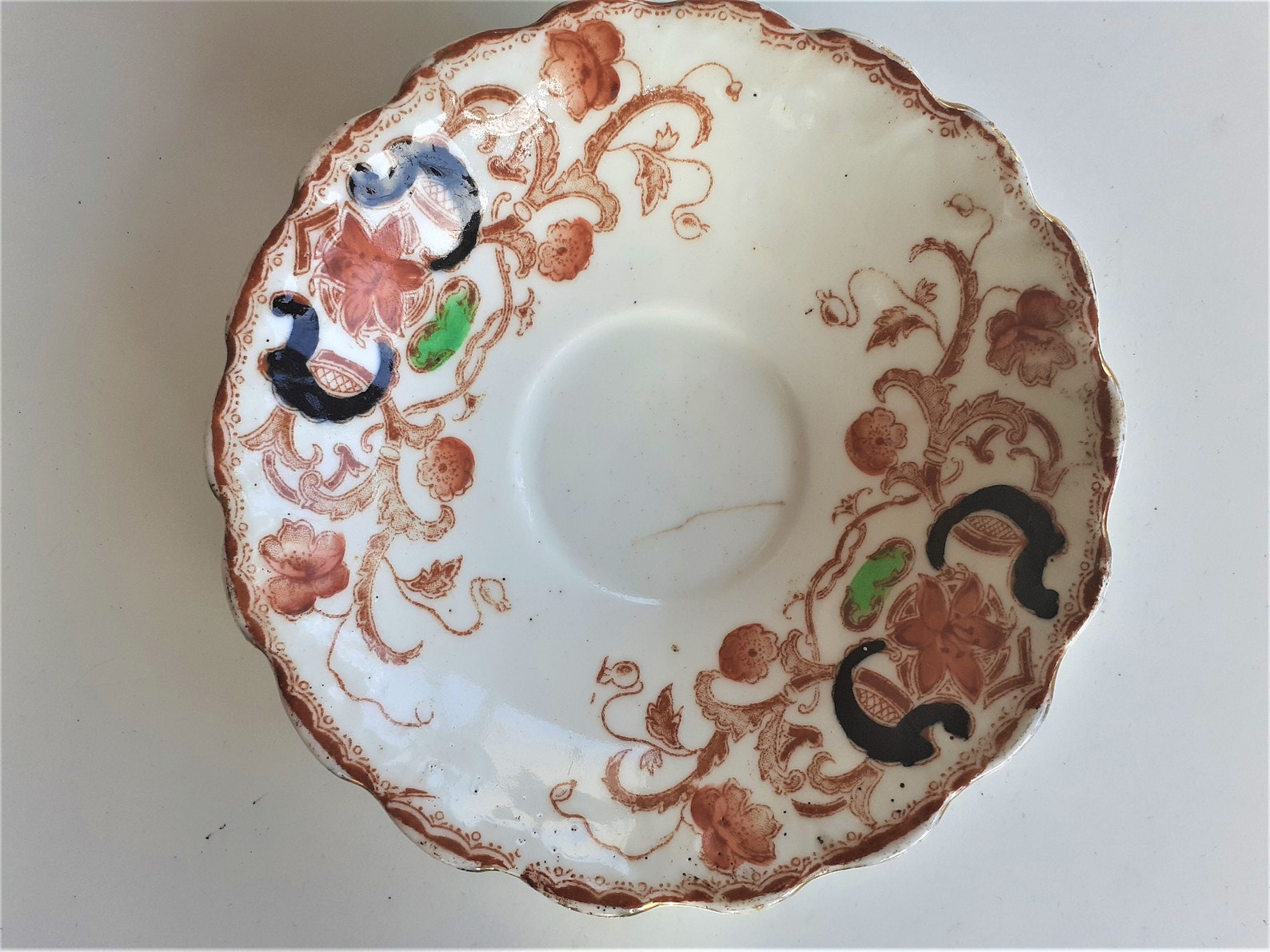 Vintage saucers Antique saucers Wellington pottery antique Etsy