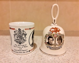 Royal Wedding china of Prince Charles and Lady Diana Spencer on 29 July 1981