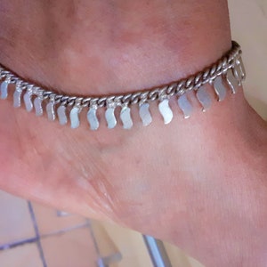 Vintage silver anklets, payal, foot furniture, Ghanger, Indian anklets,