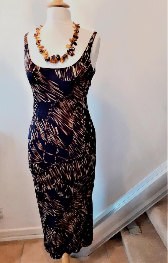 Vintage Versace Silk Jersey Dress: Printed Corset Bustier, Made in Italy -  Etsy