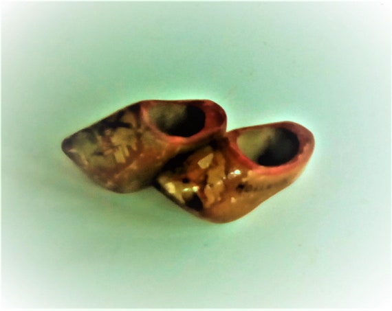 Vintage Dutch wooden clogs, Holland  wooden shoes… - image 9