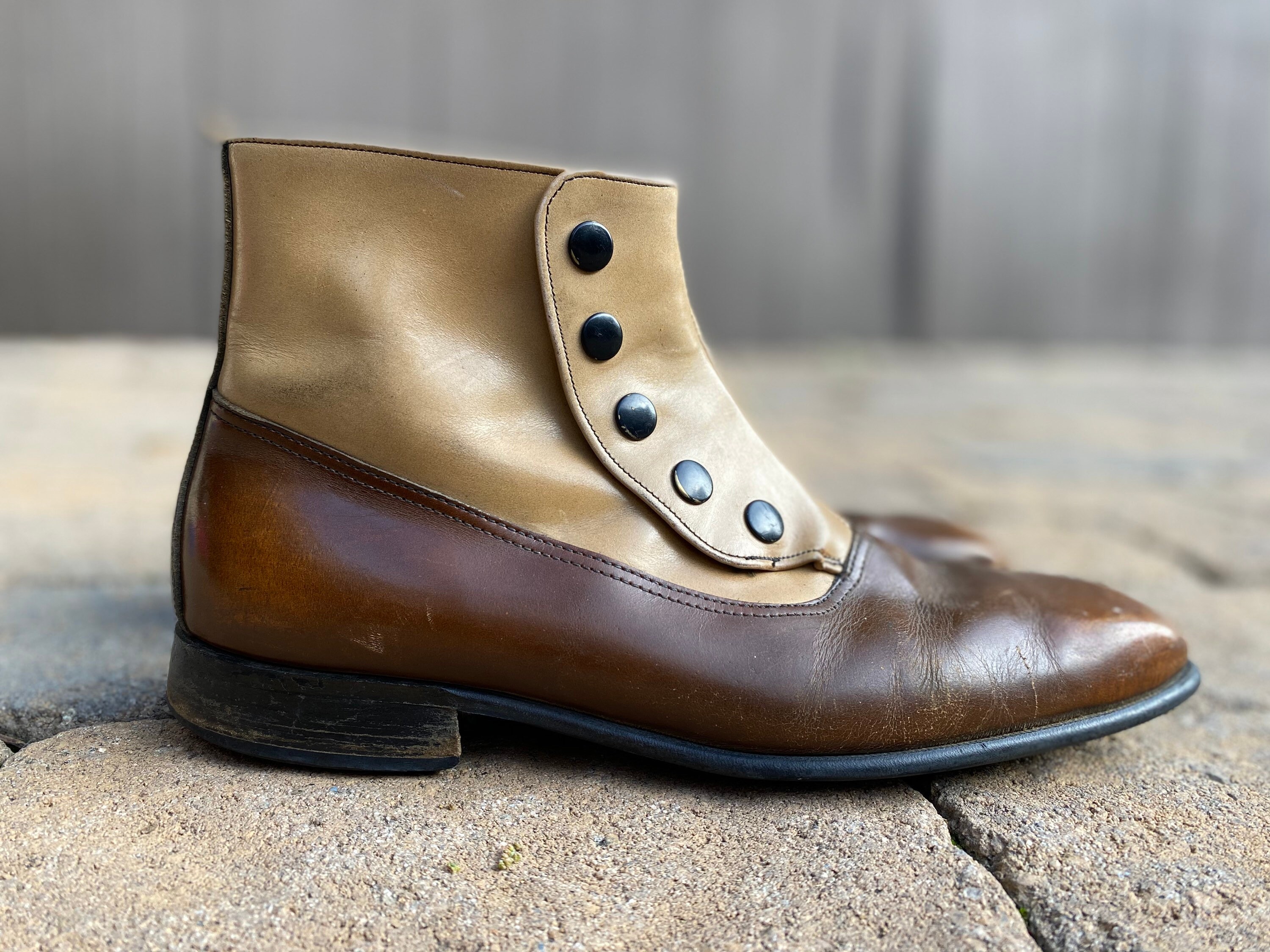 leather beatle boots