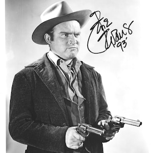 Gene Evans Signed Vintage Black & White Hollywood Celebrity Photograph 8x10