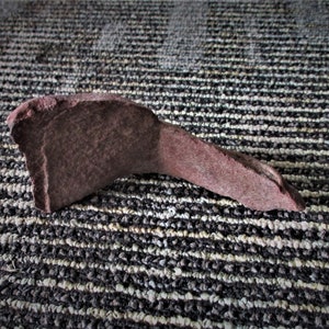 Ancient Stone Mattock - Stemmed Hoe Artifact Agricultural Relic