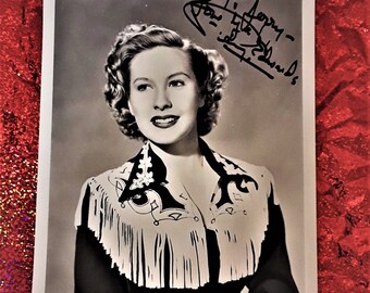 Penny Edwards incisa vintage hollywood celebrity photograph 8x10