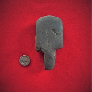 Ancient Stemmed Club Hand Maul Hammer Stone Artifact