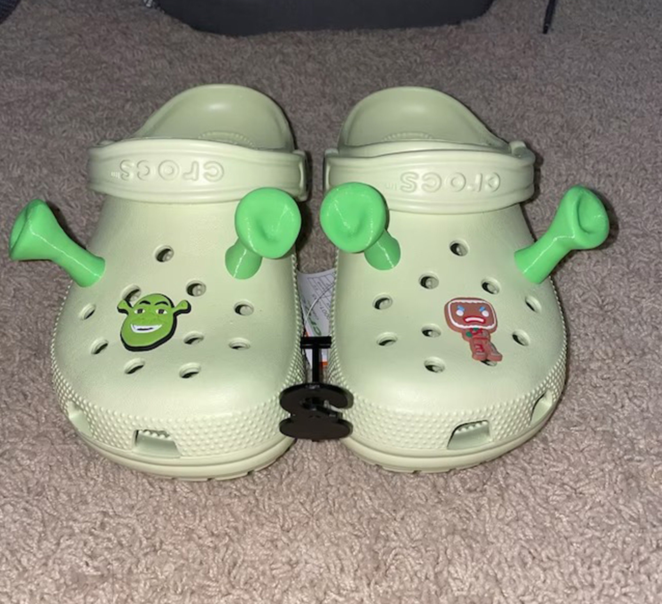 4pcs Shrek Ears For Crocs Charms Shoe Crocs Charms Etsy UK