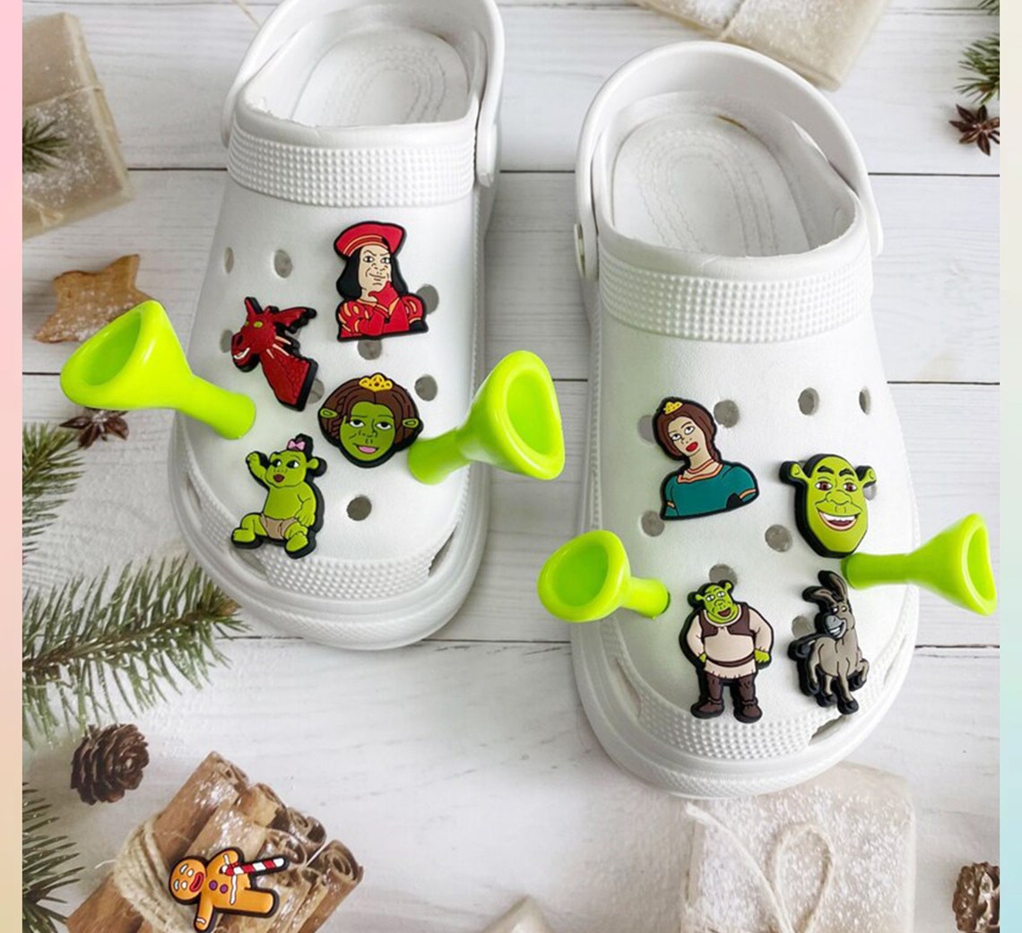 4pcs Shrek Ears for Crocs Charms Shoe Crocs Charms Etsy Australia