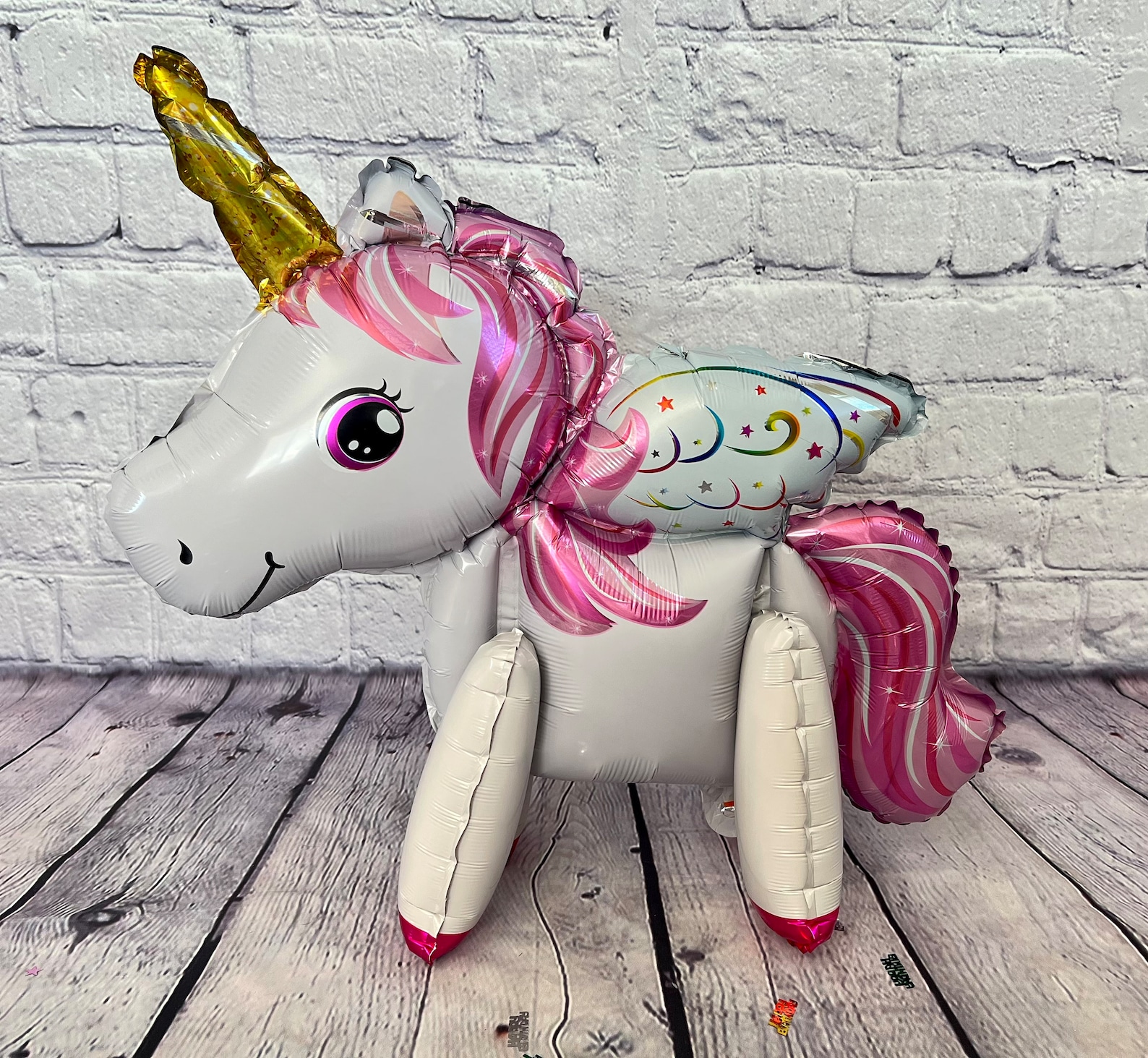 Unicorn Balloon Set of 7 JUMBO Mylar Walking Foil Balloons - Etsy
